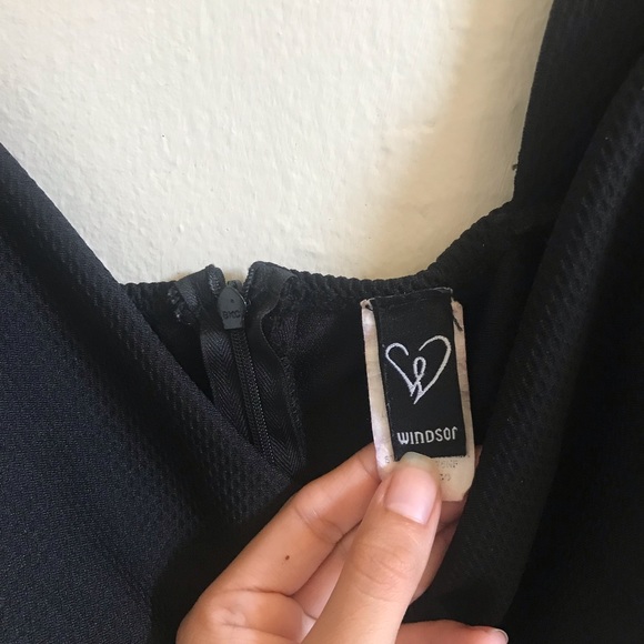 🍪Black Cut-out Evening Dress - Picture 4 of 7